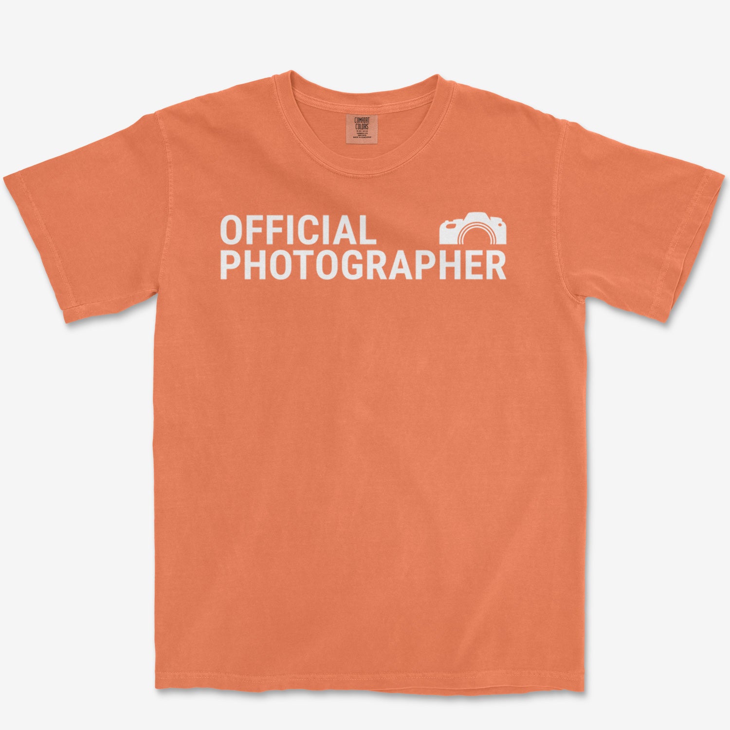 Official Photographer Heavyweight Tee