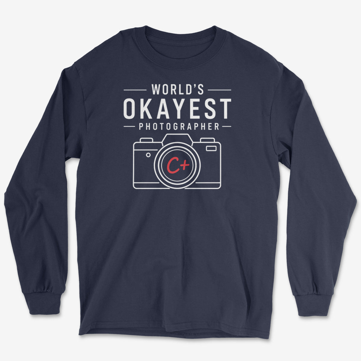 Okayest Photographer Long Sleeve Tee