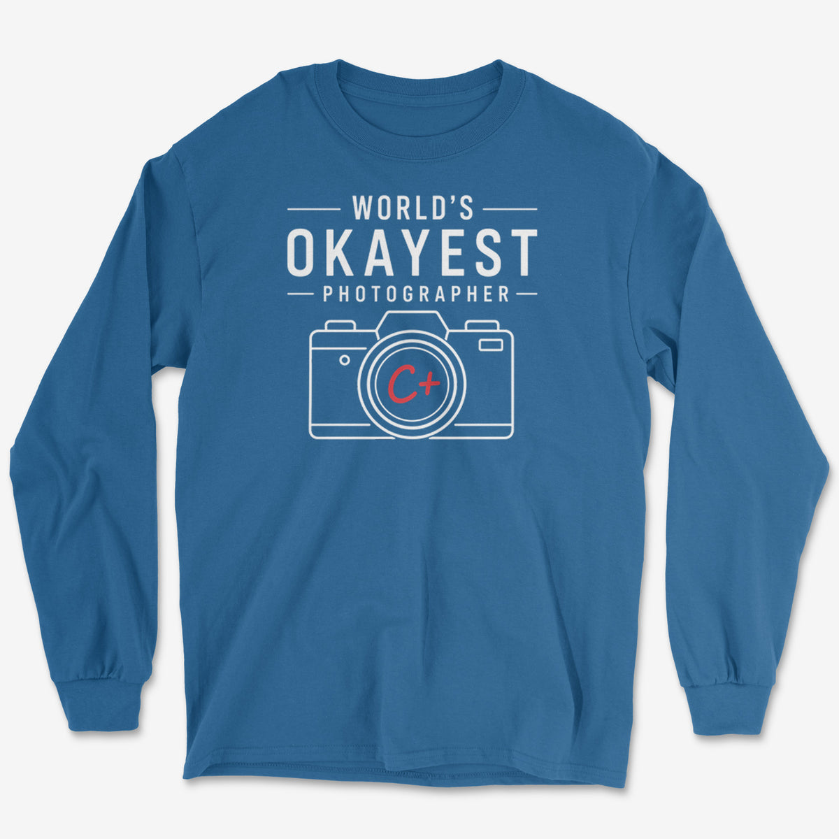 Okayest Photographer Long Sleeve Tee