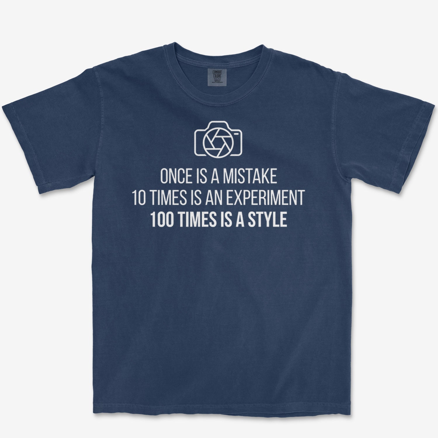 Once Is A Mistake Heavyweight Tee