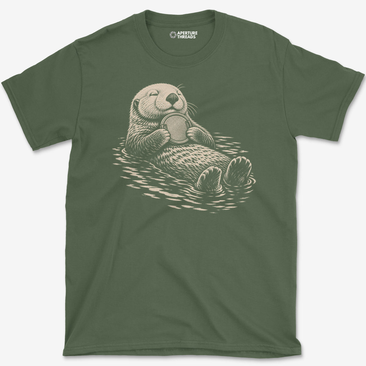 Otter Lens Cap T-Shirt