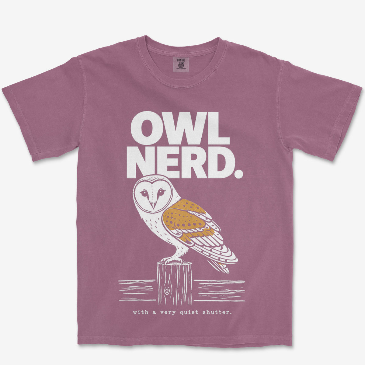 Owl Nerd Heavyweight Tee