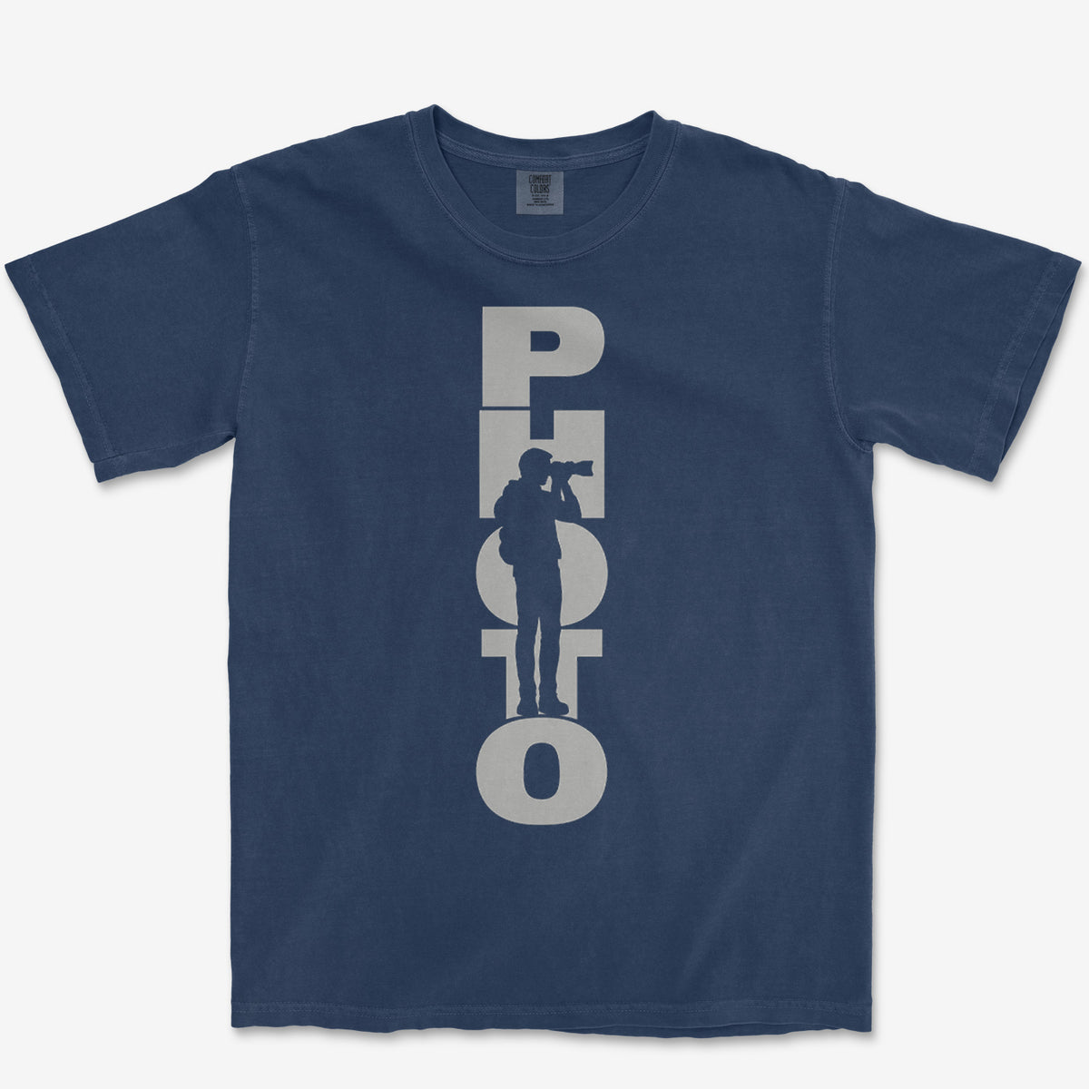 Photo Tee — true navy