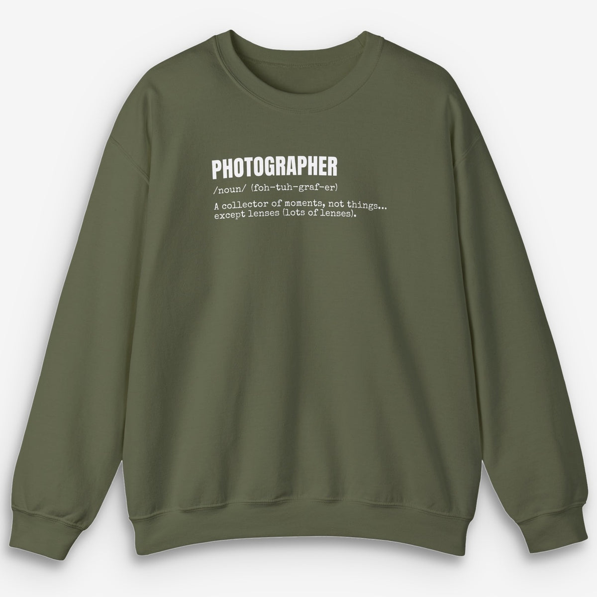 Photographer Definition Sweatshirt