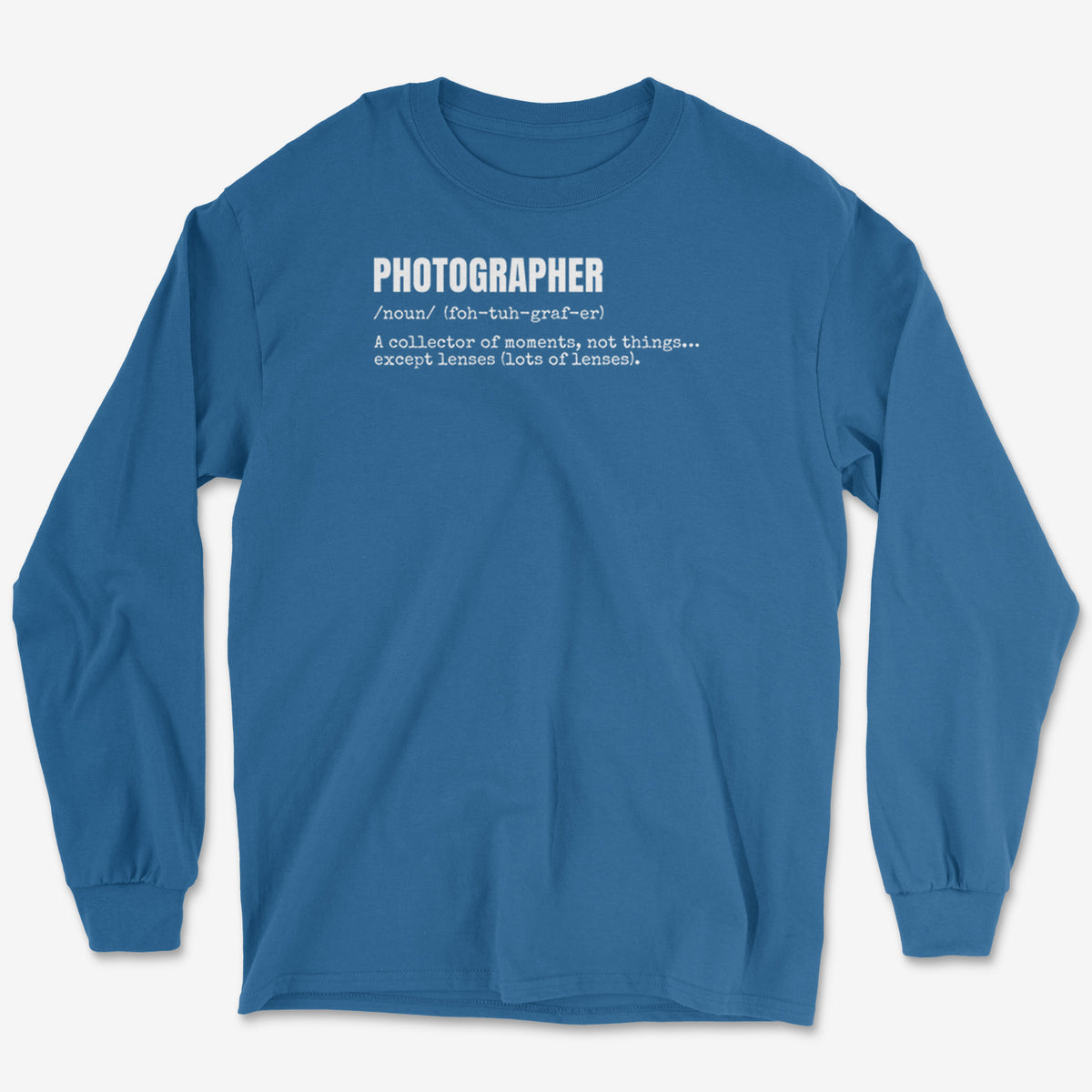 Photographer Definition Long Sleeve Tee