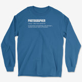Photographer Definition Long Sleeve Tee