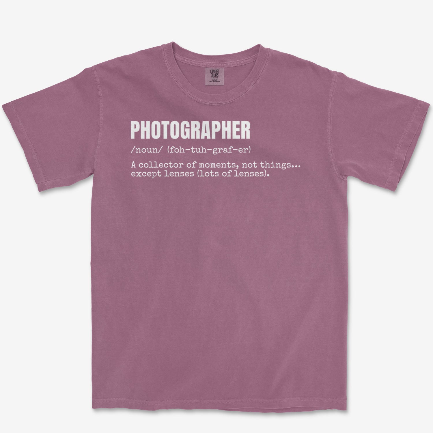 Photographer Definition Heavyweight Tee
