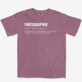 Photographer Definition Heavyweight Tee