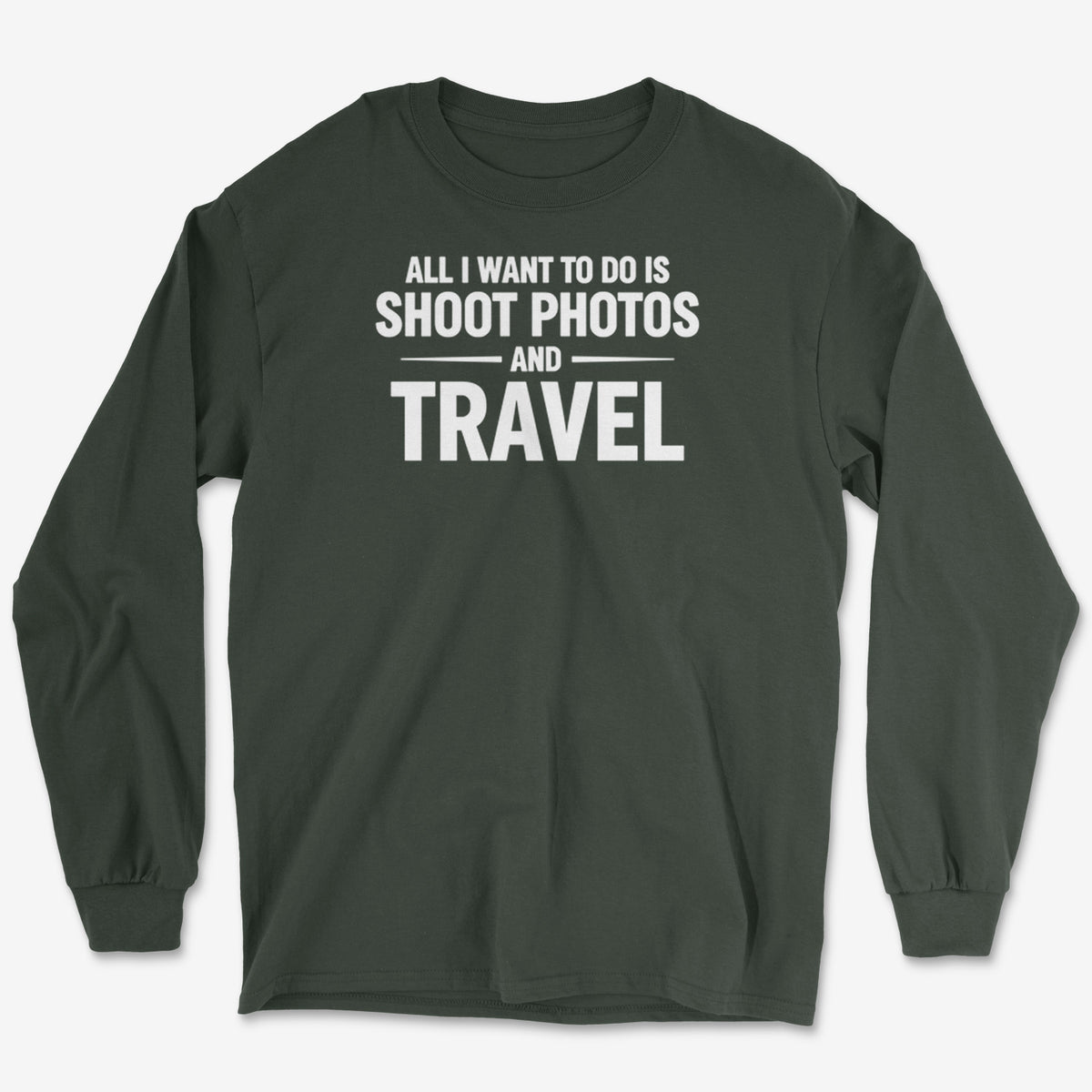 Photos & Travel Long Sleeve Tee
