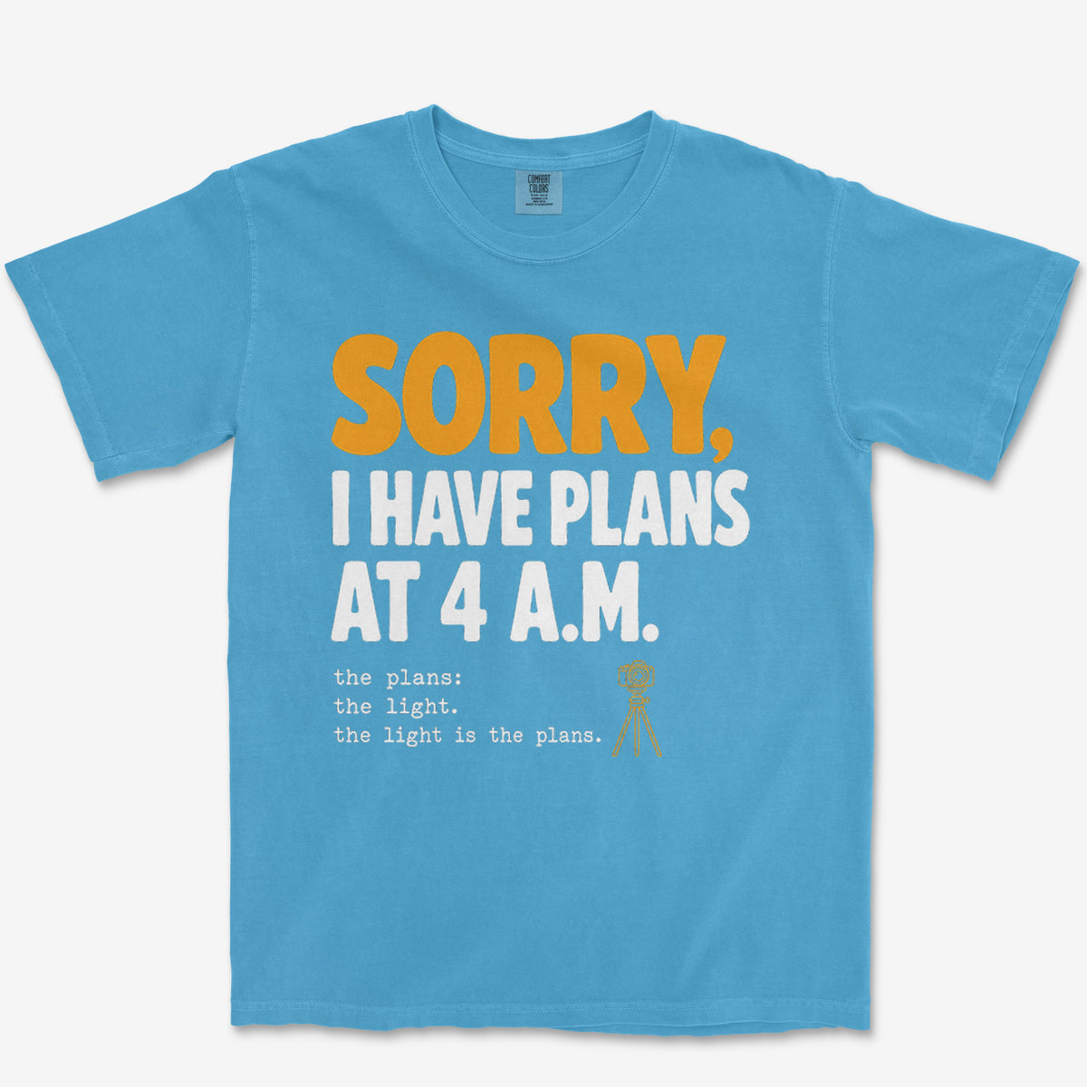 Plans At 4 AM Heavyweight Tee