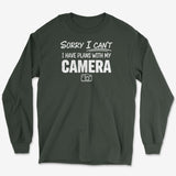 Plans With Camera Long Sleeve Tee