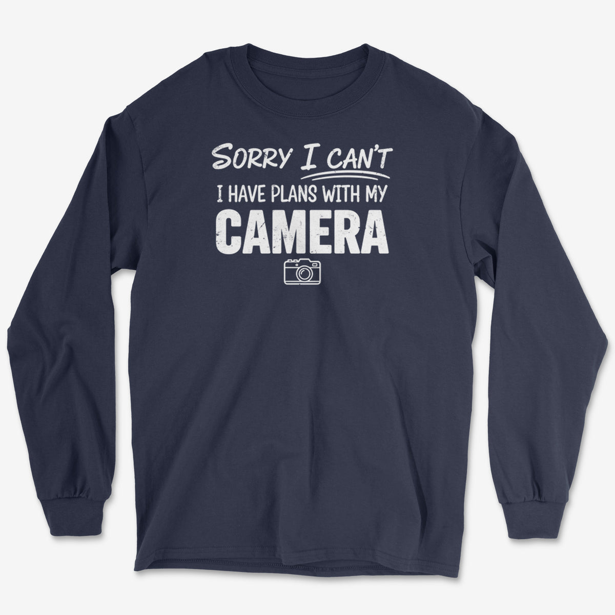 Plans With Camera Long Sleeve Tee