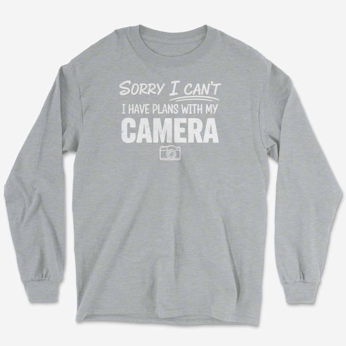 Plans With Camera Long Sleeve Tee