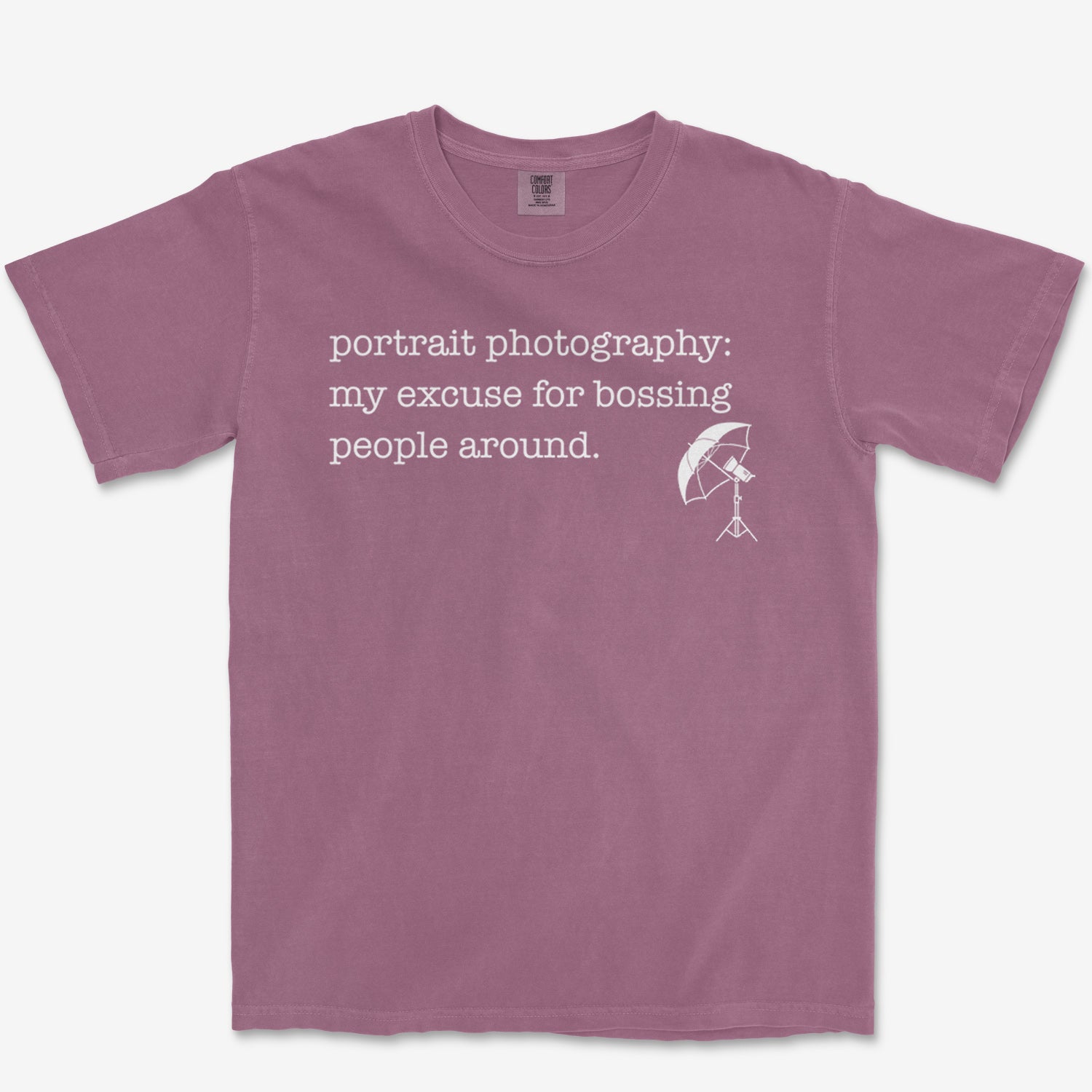 Portrait Excuse Heavyweight Tee