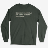 Quietly Plotting Camera Long Sleeve Tee