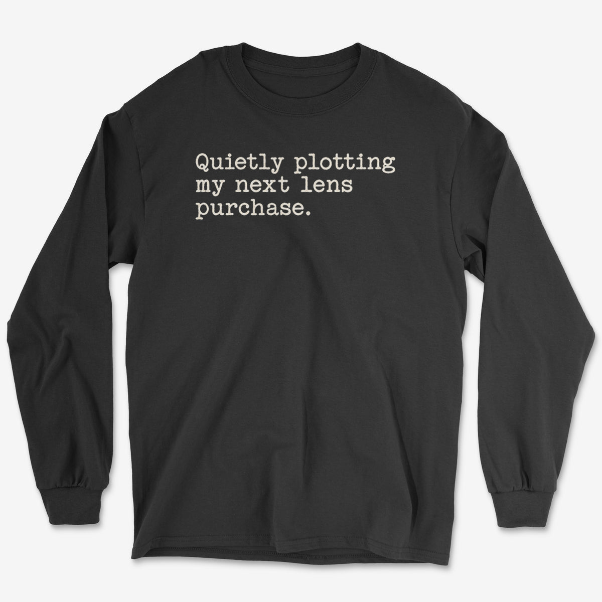 Quietly Plotting Lens Long Sleeve Tee