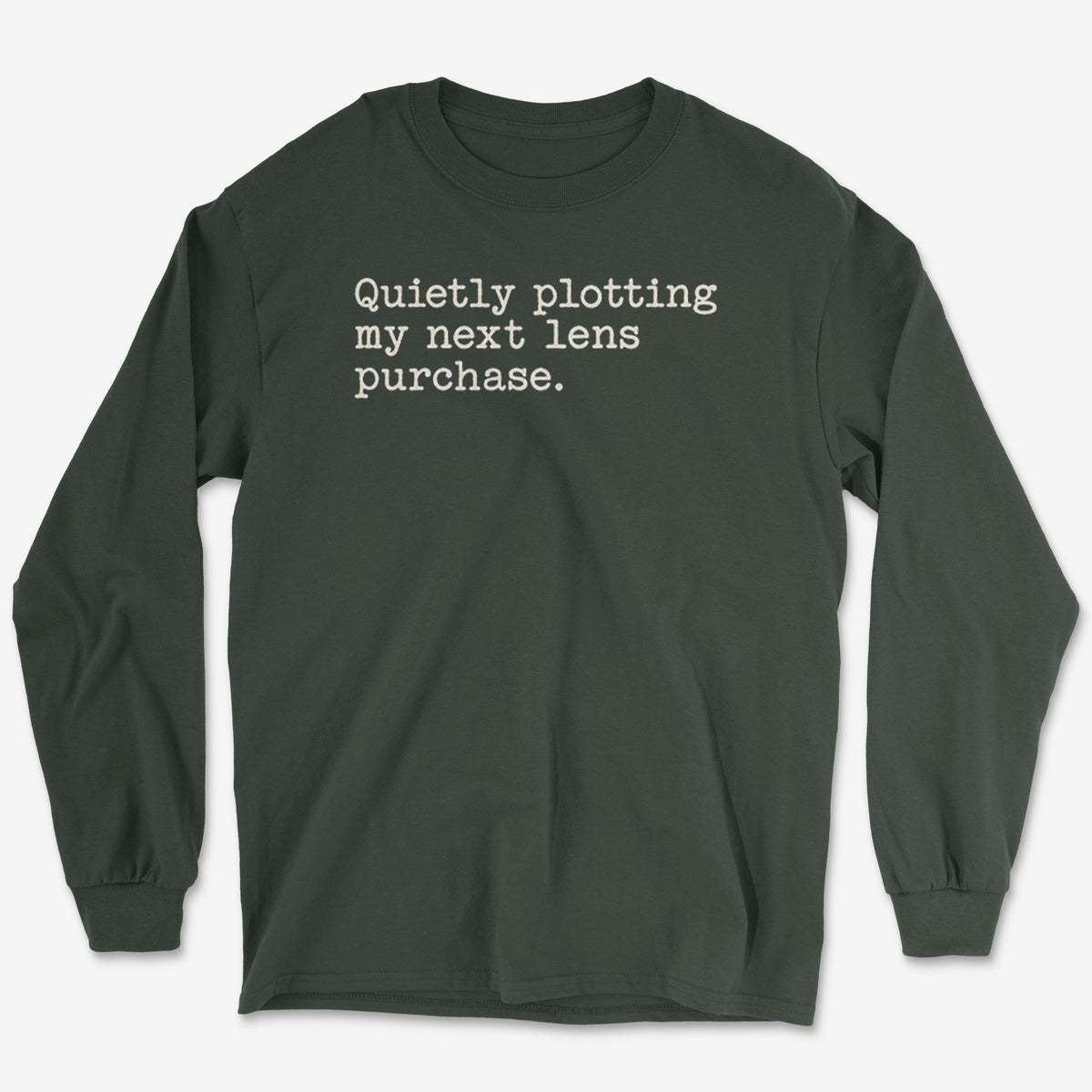 Quietly Plotting Lens Long Sleeve Tee