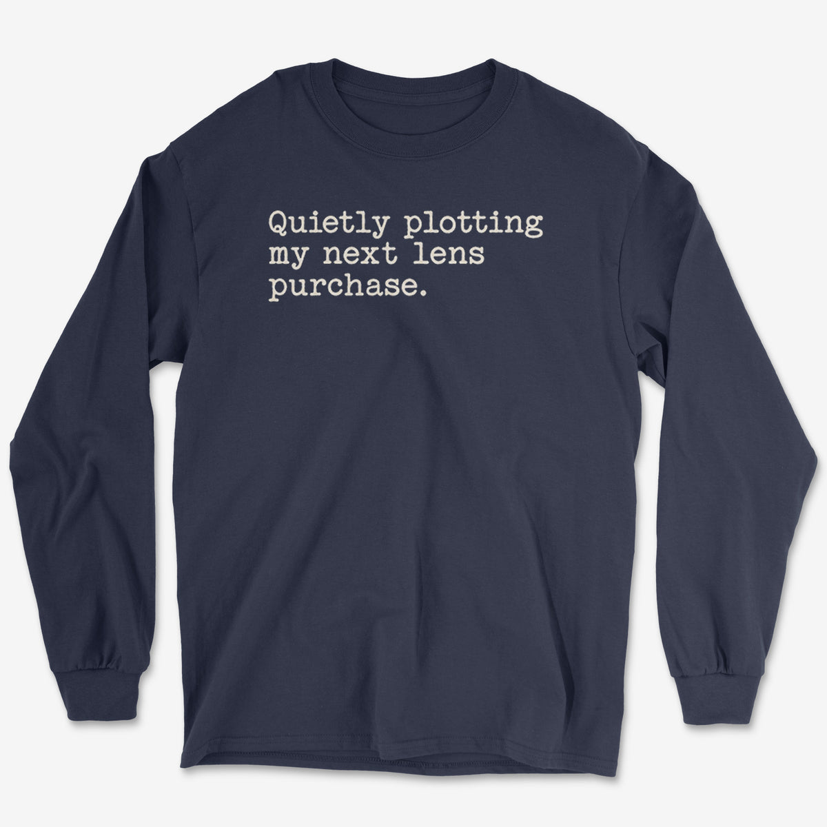 Quietly Plotting Lens Long Sleeve Tee