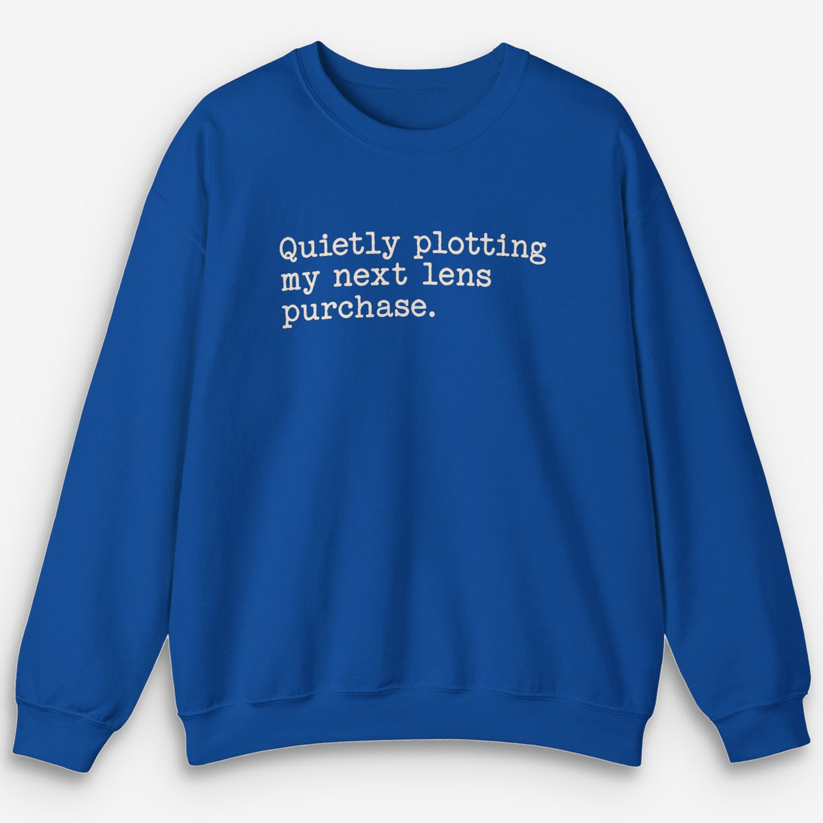 Quietly Plotting Lens Sweatshirt