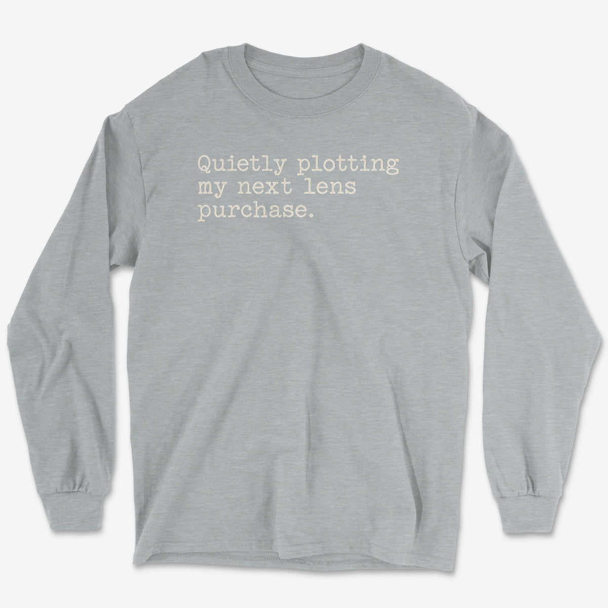 Quietly Plotting Lens Long Sleeve Tee