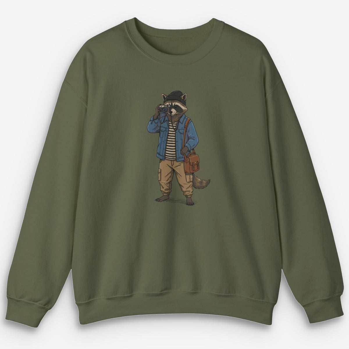 Raccoon Photographer Sweatshirt