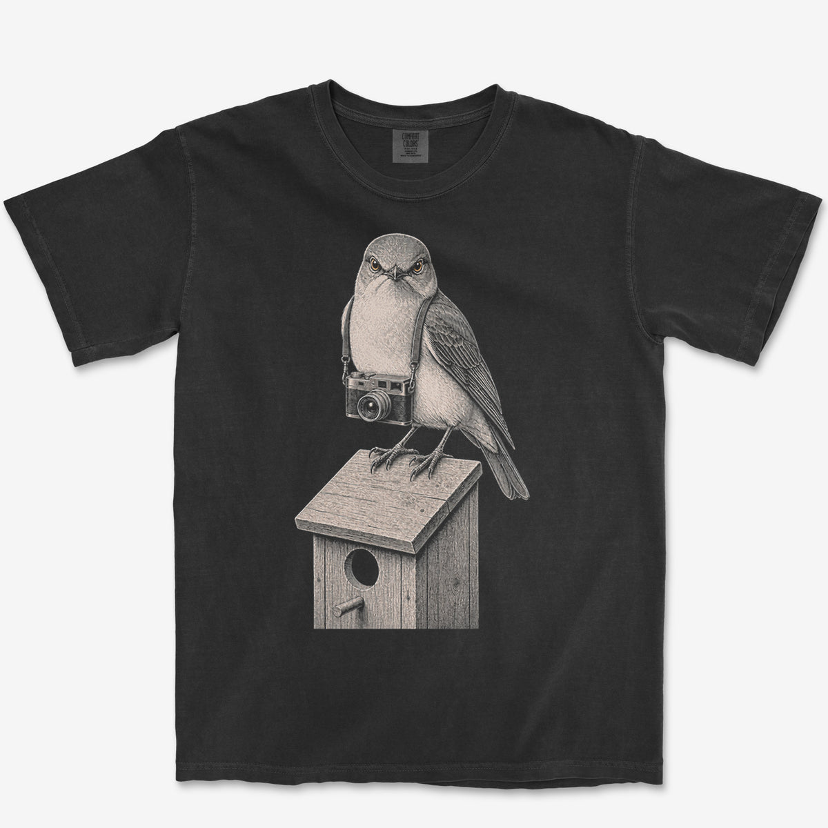 Rangefinder Bluebird Tee — black