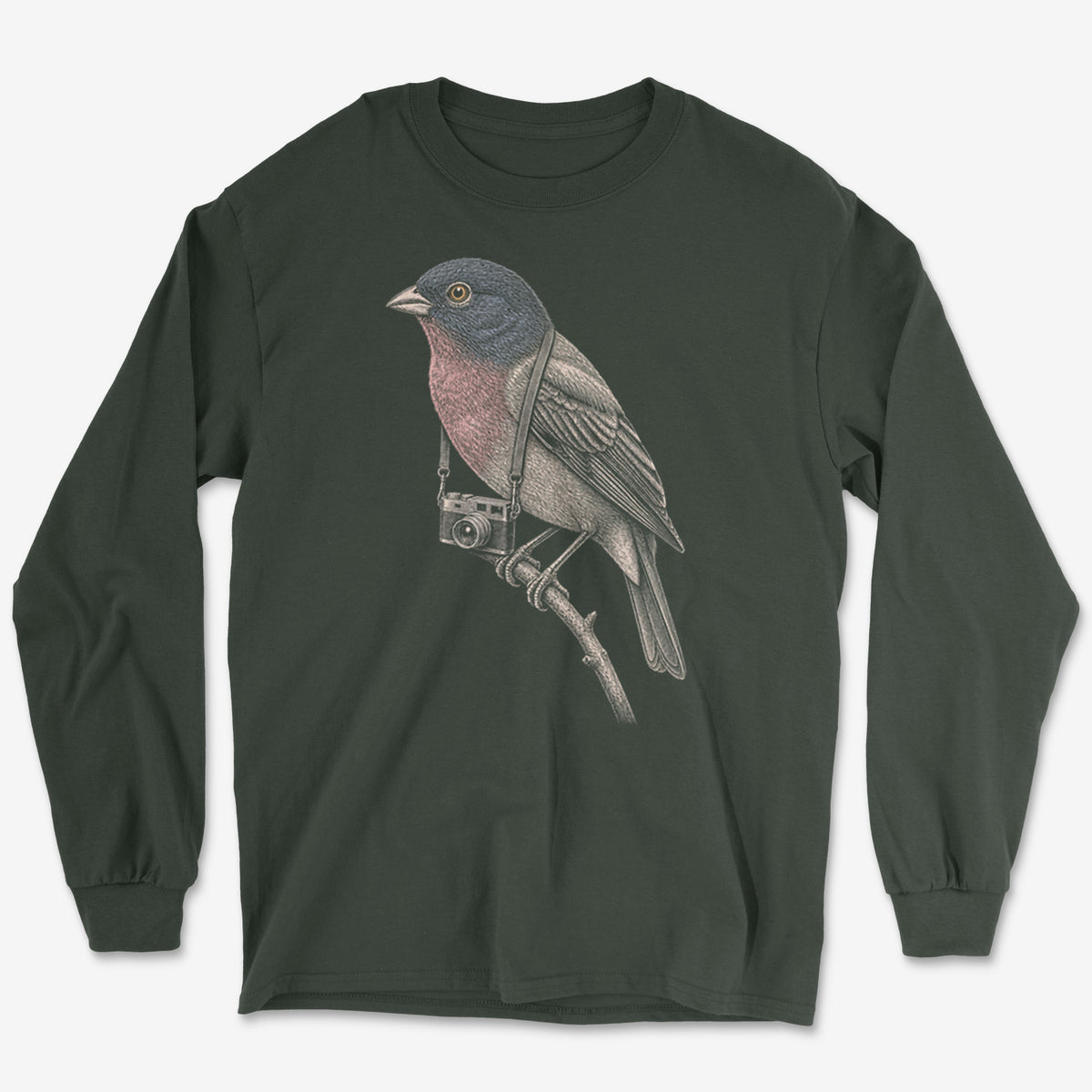 Rangefinder Painted Bunting Colour Long Sleeve Tee
