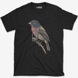 Rangefinder Painted Bunting Colour T-Shirt — black
