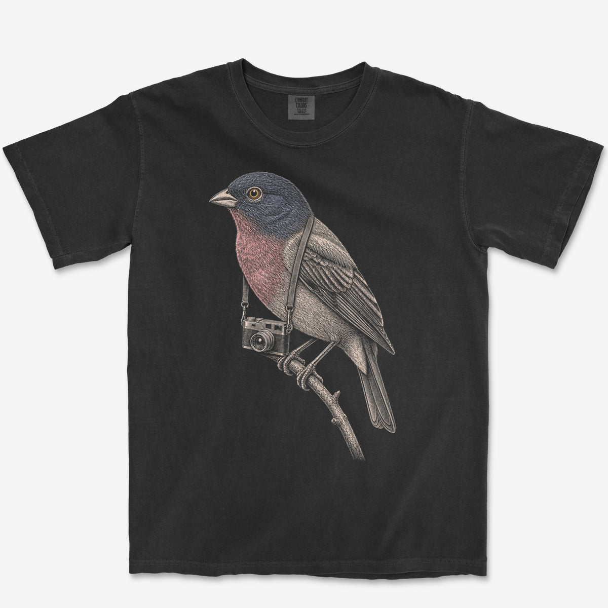 Rangefinder Painted Bunting Colour Tee — black