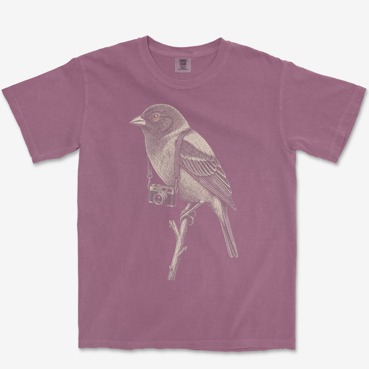 Rangefinder Painted Bunting Tee — berry