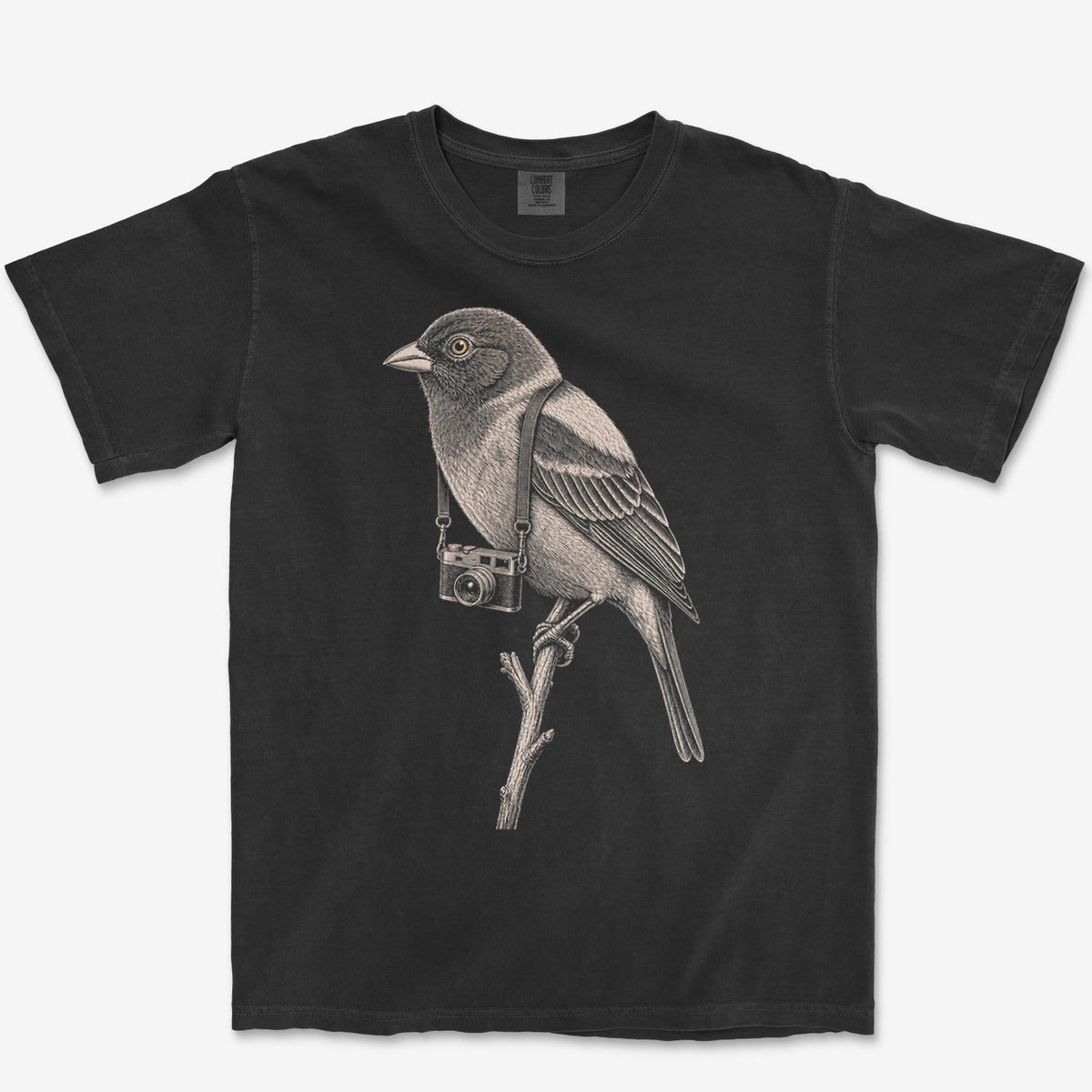 Rangefinder Painted Bunting Tee — black