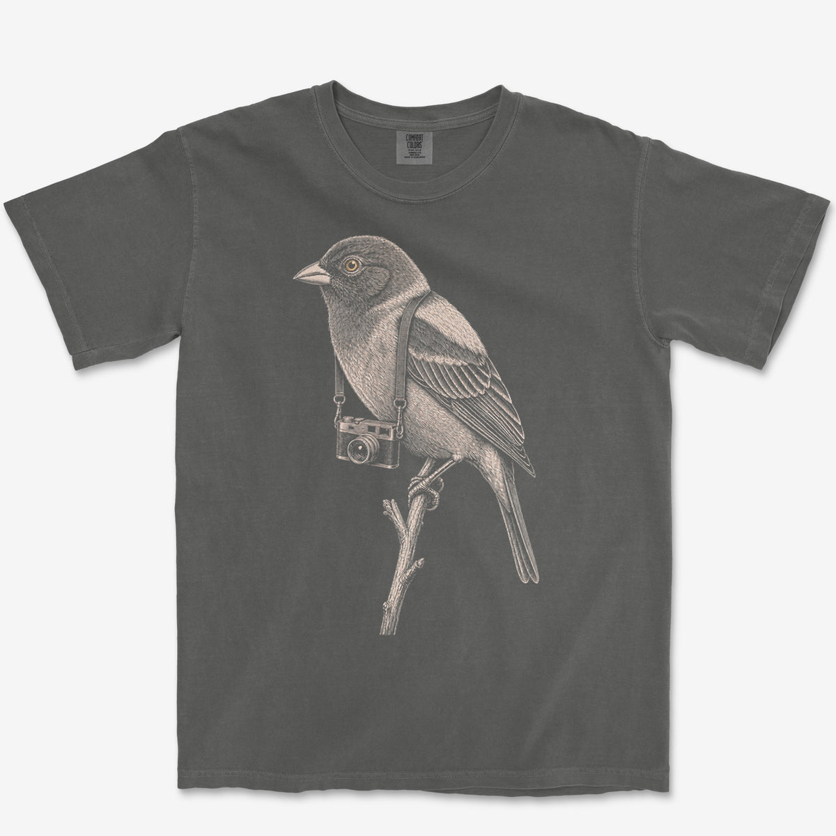Rangefinder Painted Bunting Tee — pepper
