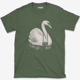 Rangefinder Swan T-Shirt — military green