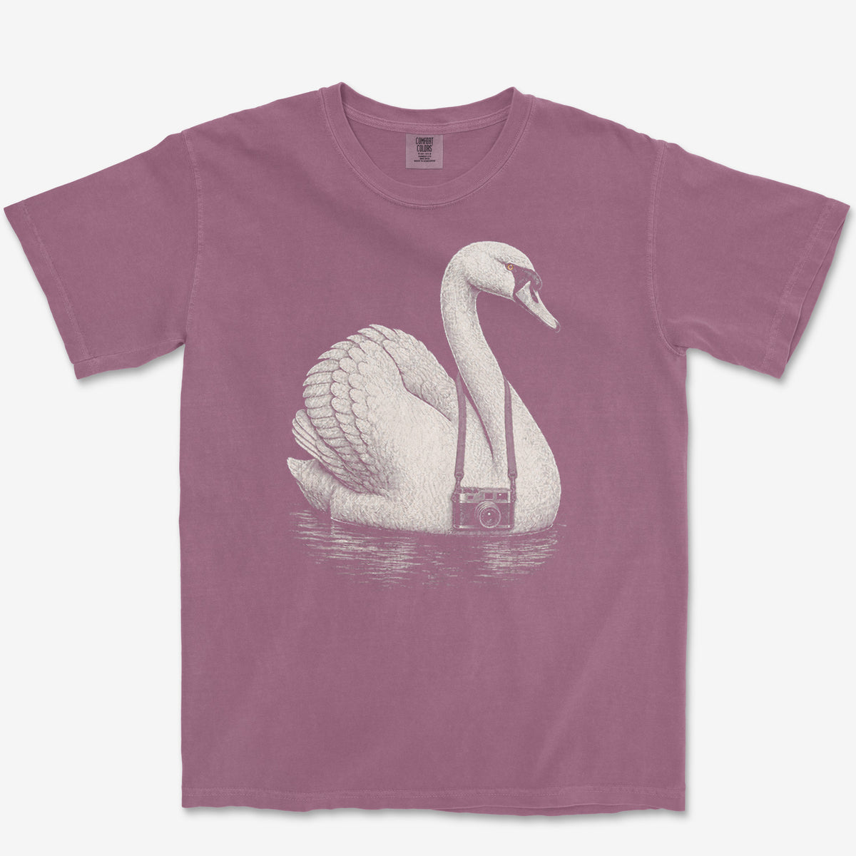 Rangefinder Swan Tee — berry