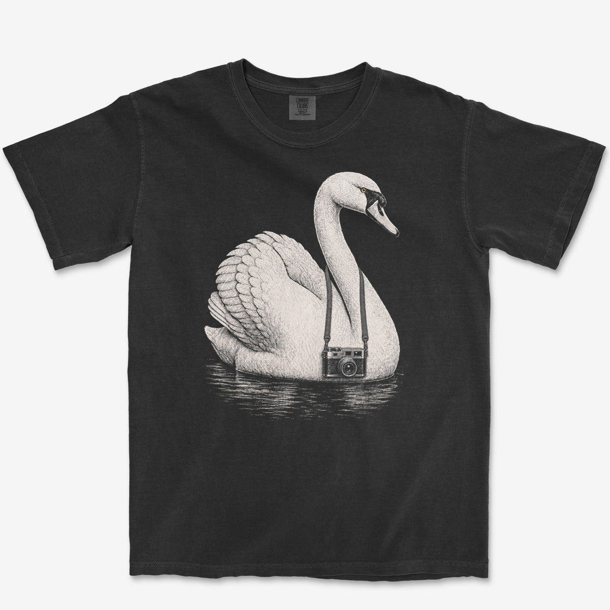 Rangefinder Swan Tee — black