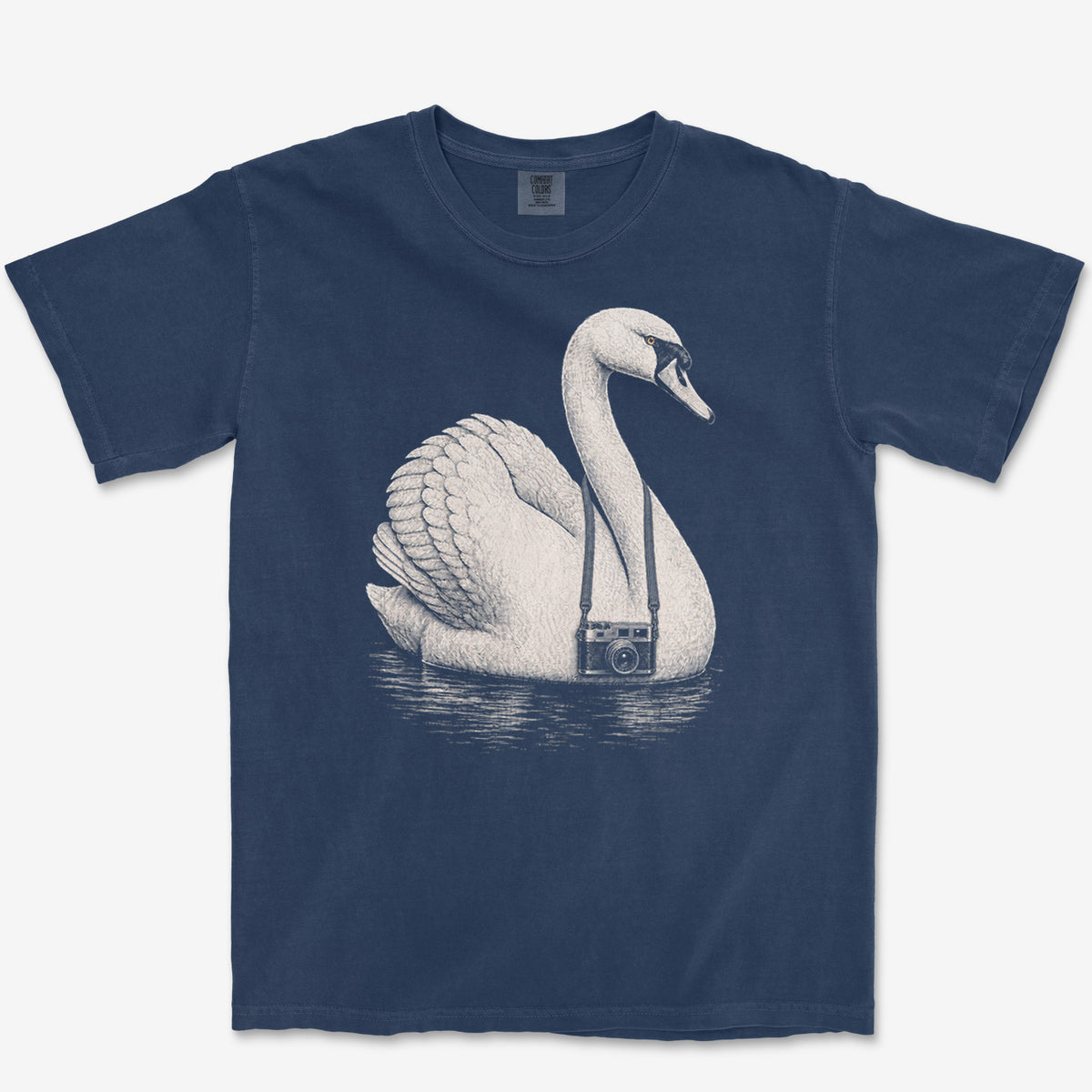 Rangefinder Swan Tee — true navy