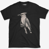 Rangefinder Waxwing T-Shirt — black