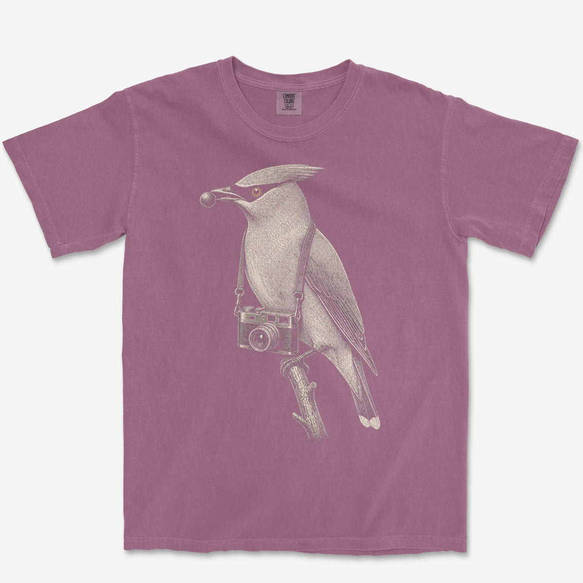 Rangefinder Waxwing Tee — berry