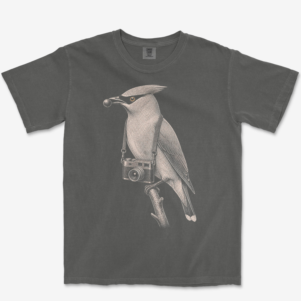 Rangefinder Waxwing Tee — pepper