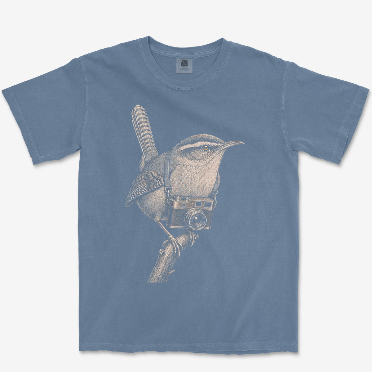 Rangefinder Wren Tee — blue jean