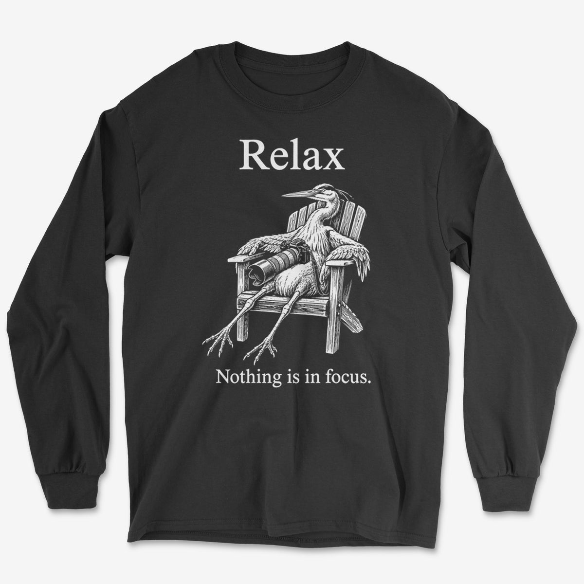 Relax Heron Long Sleeve Tee