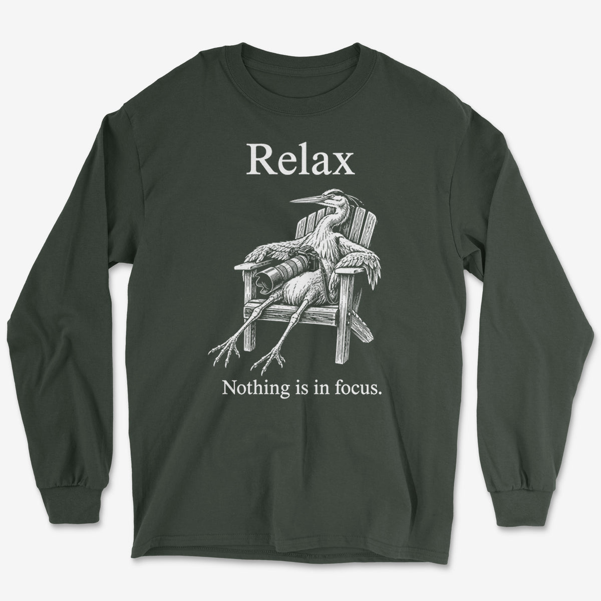 Relax Heron Long Sleeve Tee