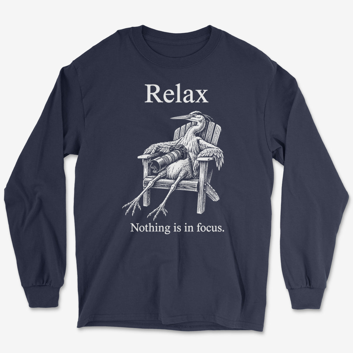 Relax Heron Long Sleeve Tee