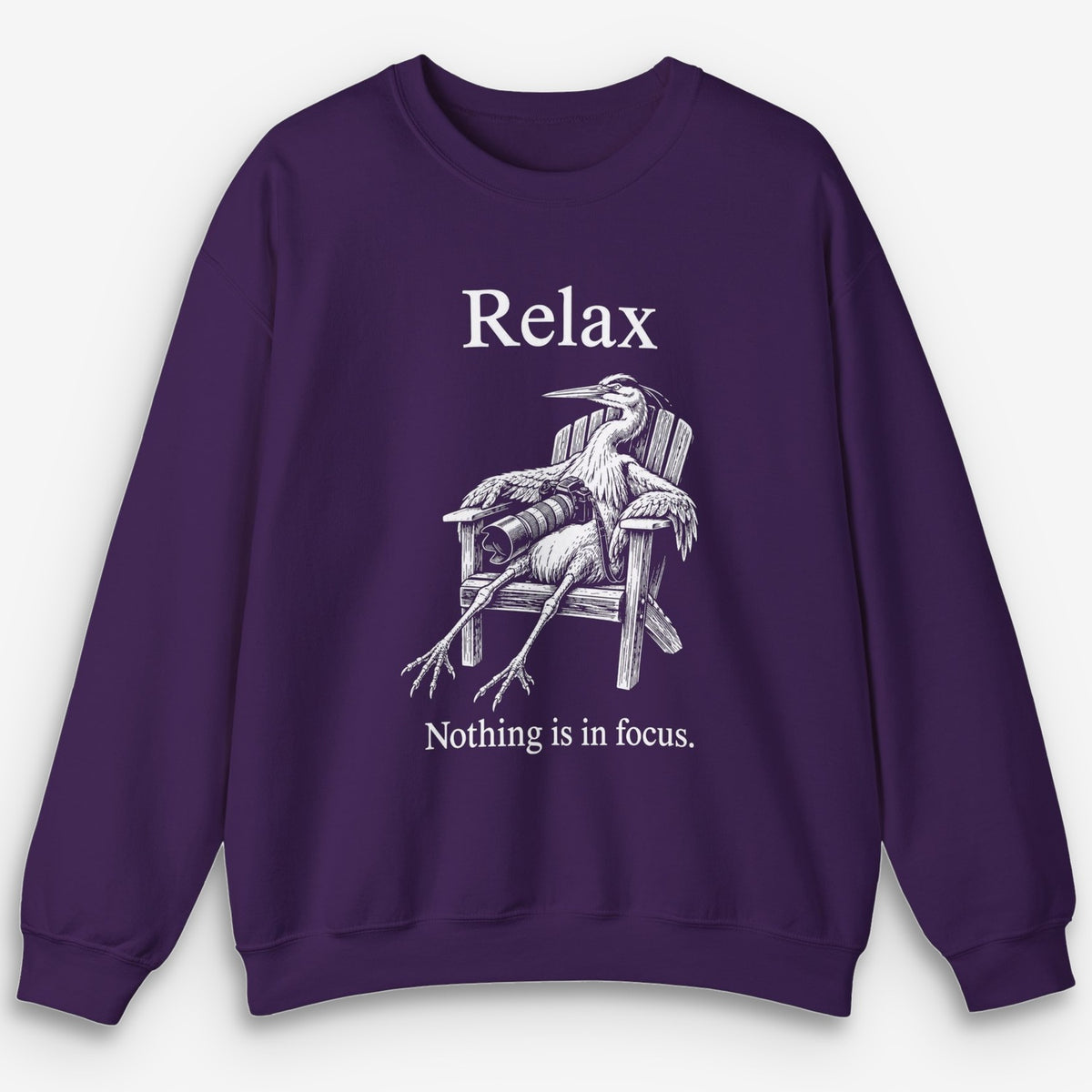 Relax Heron Sweatshirt
