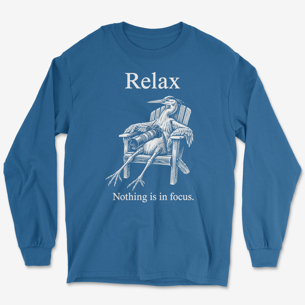 Relax Heron Long Sleeve Tee