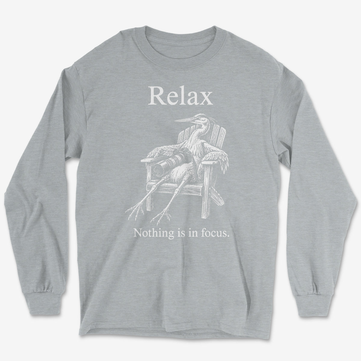 Relax Heron Long Sleeve Tee