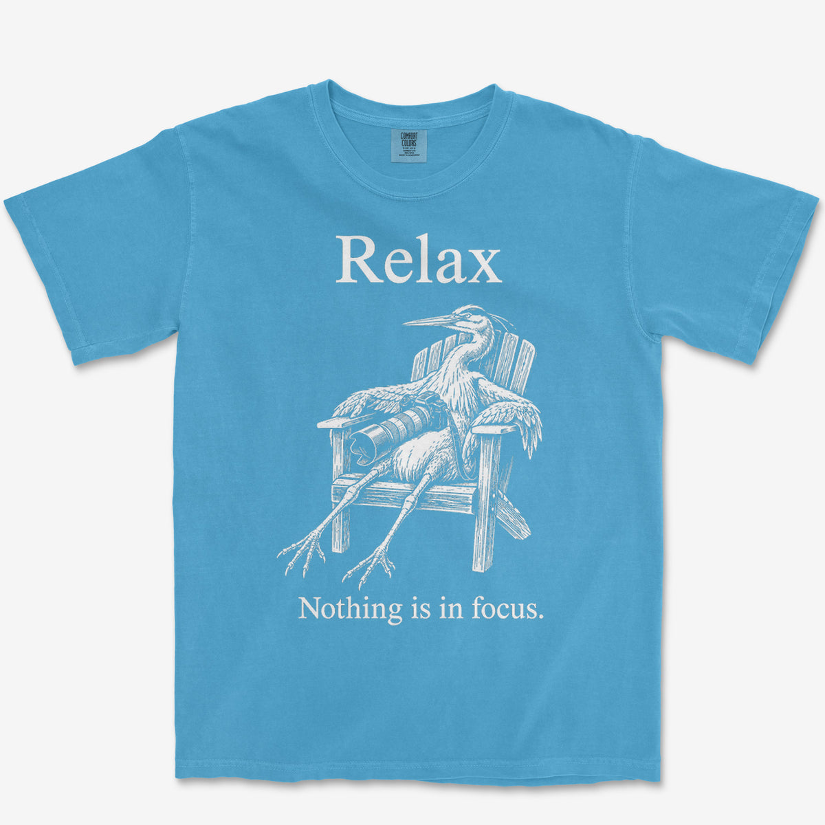 Relax Heron Tee — royal caribe