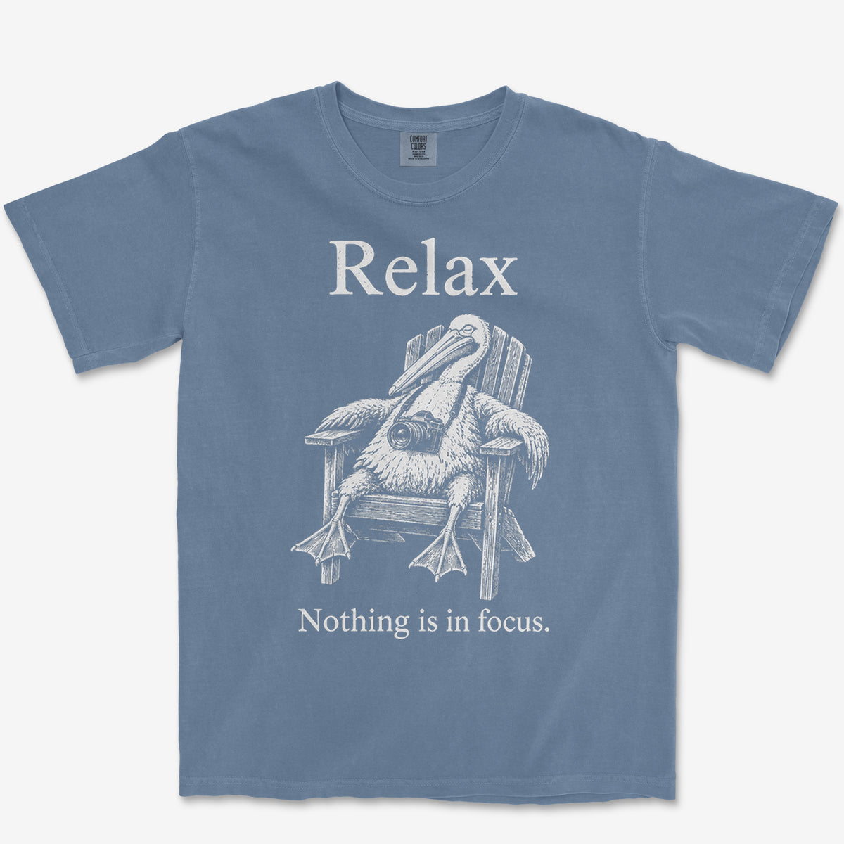 Relax Pelican Tee — blue jean