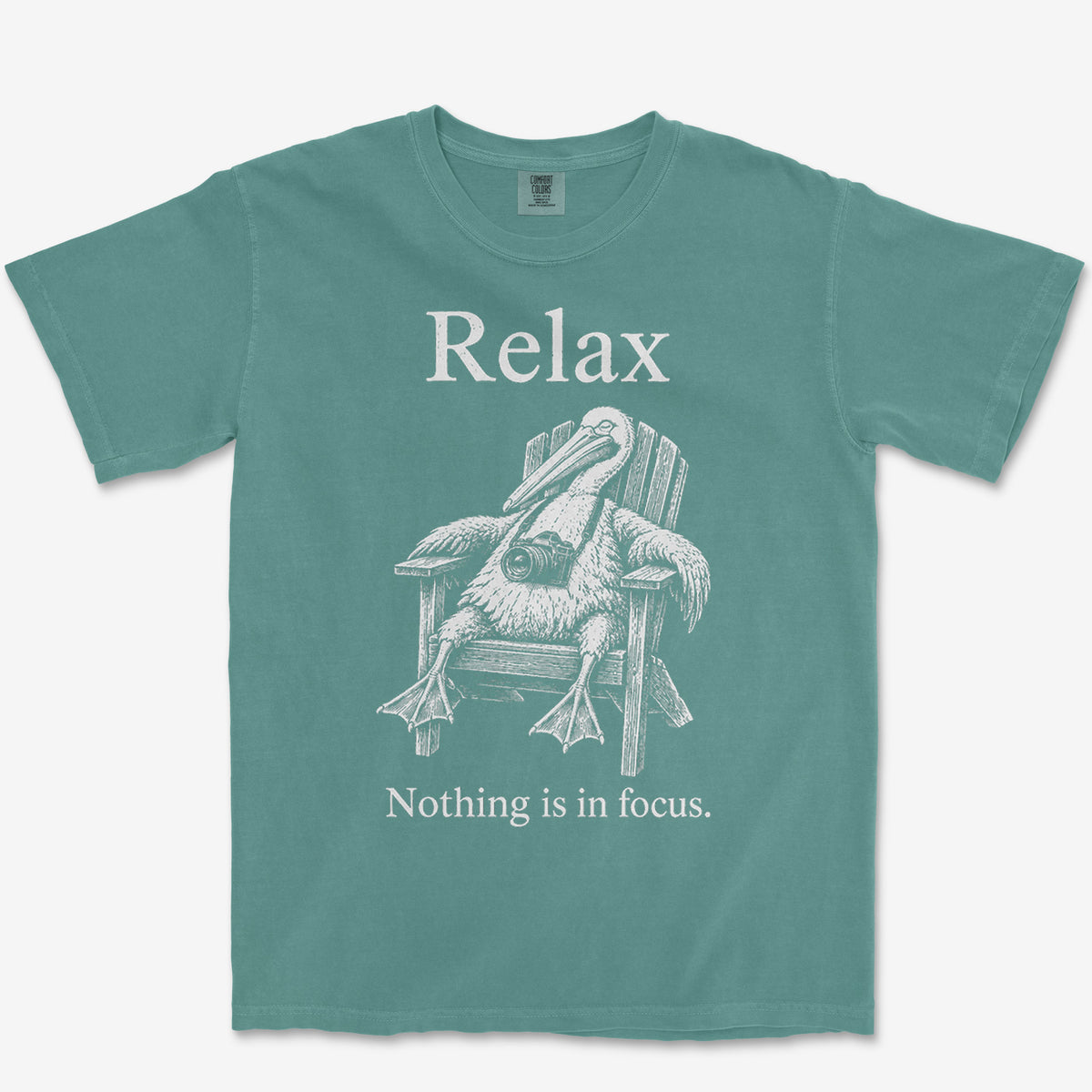 Relax Pelican Tee — blue spruce