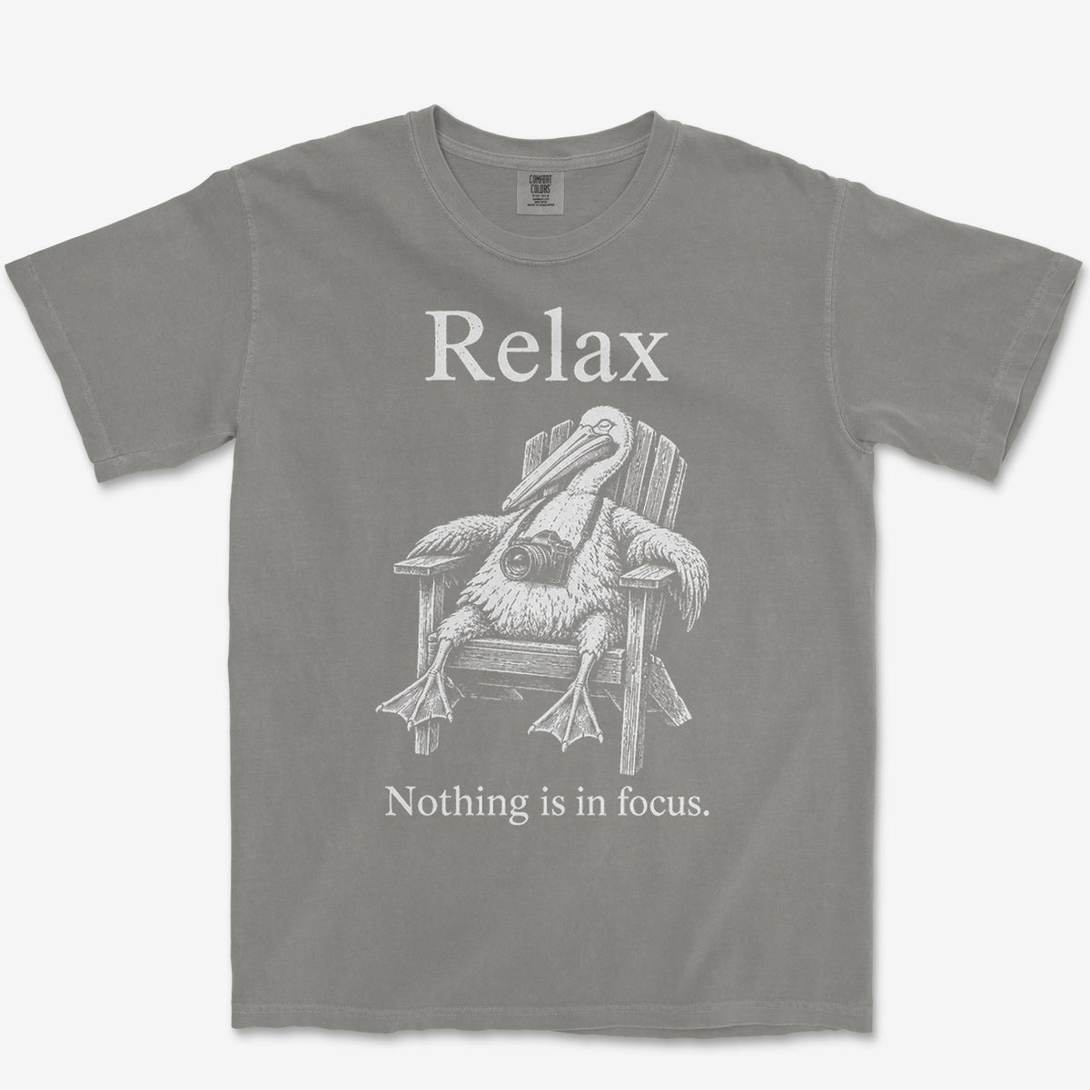 Relax Pelican Tee — grey
